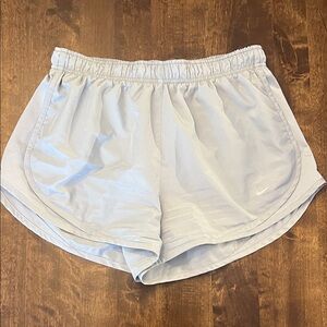 Nike Women's Athletic Shorts in Light Gray